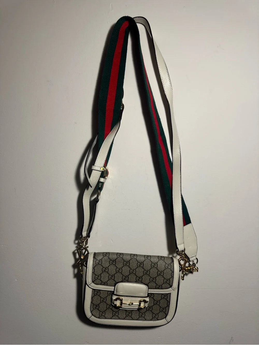 Gucci handle horsebit 1955 leather mini bag